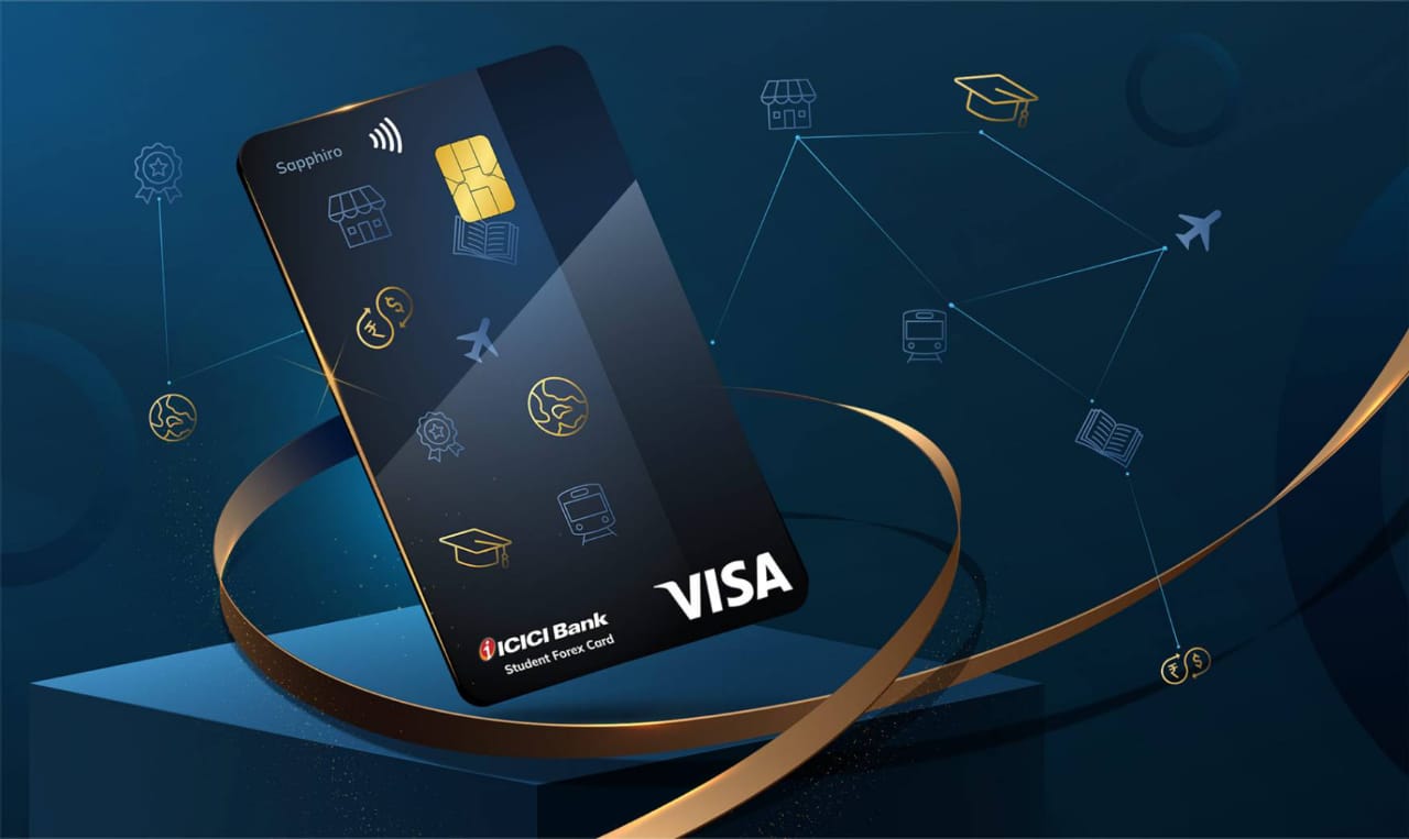 2 July 2024 ICICI Bank launches Student Saffiro Forex Card for Indian students.
