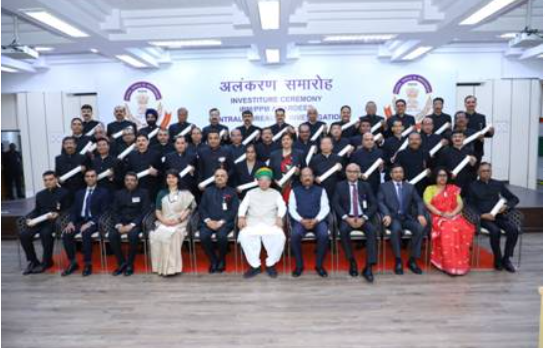 Arjun Ram Meghwal Honors 39 CBI Officers with Police Medals for Distinguished Service.
