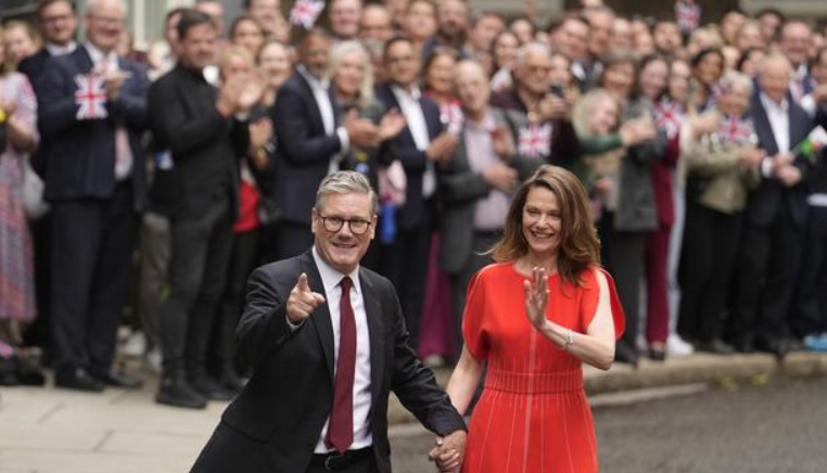 Keir Starmer appointed as the UK's new PM.
