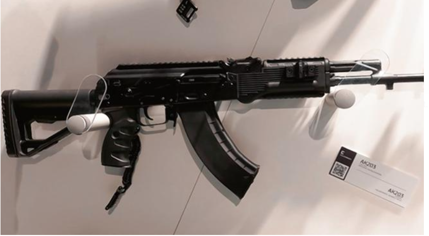 Indo-Russian Joint Venture Delivers 35,000 AK-203 Rifles to MoD.