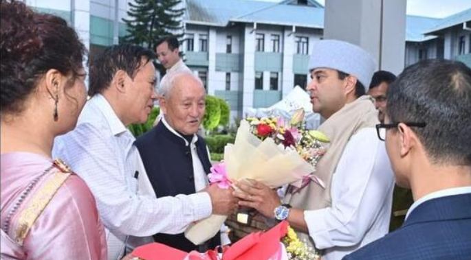 Jyotiraditya Scindia launches NERACE App .
