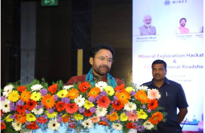 Union Minister G.Kishan Reddy Launches Mineral Exploration Hackathon and National DMF Portal in Hyderabad.