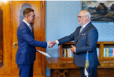 Kristen Michal Appointed Estonia's New Prime Minister.
