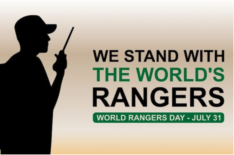 World ranger day is celebrated on 31 July.
