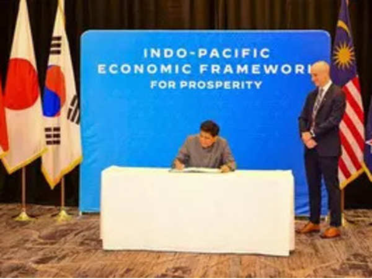 India elected as vice-chain of supply chain council in IPEF initiative.
