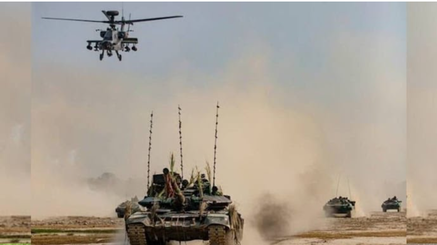 Indian Army conducts 'Parvat Prahaar' exercise in Ladakh, focuses on high-altitude ops.
