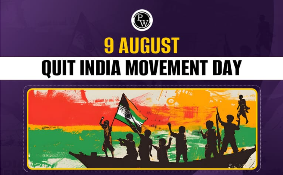 Quit India movement day is celebrated on 8 August 2024.
