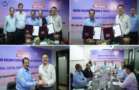Railways and NCRTC(National Capital Region Transport Corporation) Collaborate to Advance 'One India-One Ticket' Initiative.