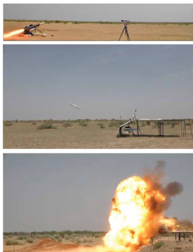 DRDO Successfully test fires Made -in-India potable anti task missile.