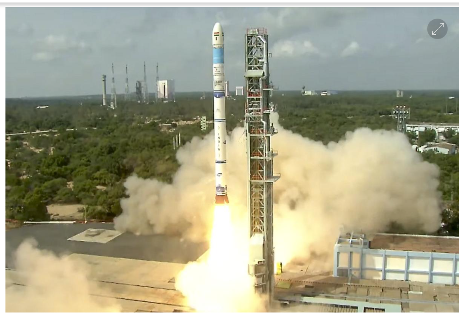 ISRO successfully launches EOS-08 Earth Observation Satellite in Sriharikota.

