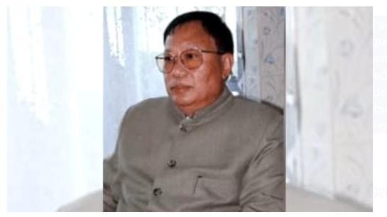 Former Meghalaya CM Salseng Marak Passes Away.

