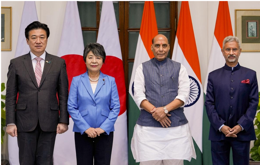 3rd Japan-India 2+2 Foreign and Defence Ministerial Meeting Held in New Delhi.

