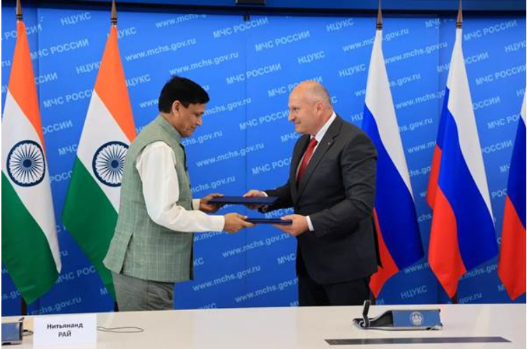 2nd Meeting of Joint Russian-Indian Commission on Emergency Management Cooperation Held in Russia.
