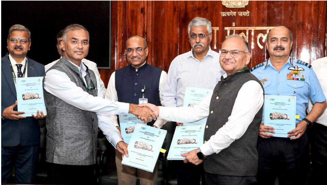 Ministry of Defence(MoD) Signs Rs 26,000 Crore Contract with Hindustan Aeronautics Limited for 240 AL-31FP Aero Engines.