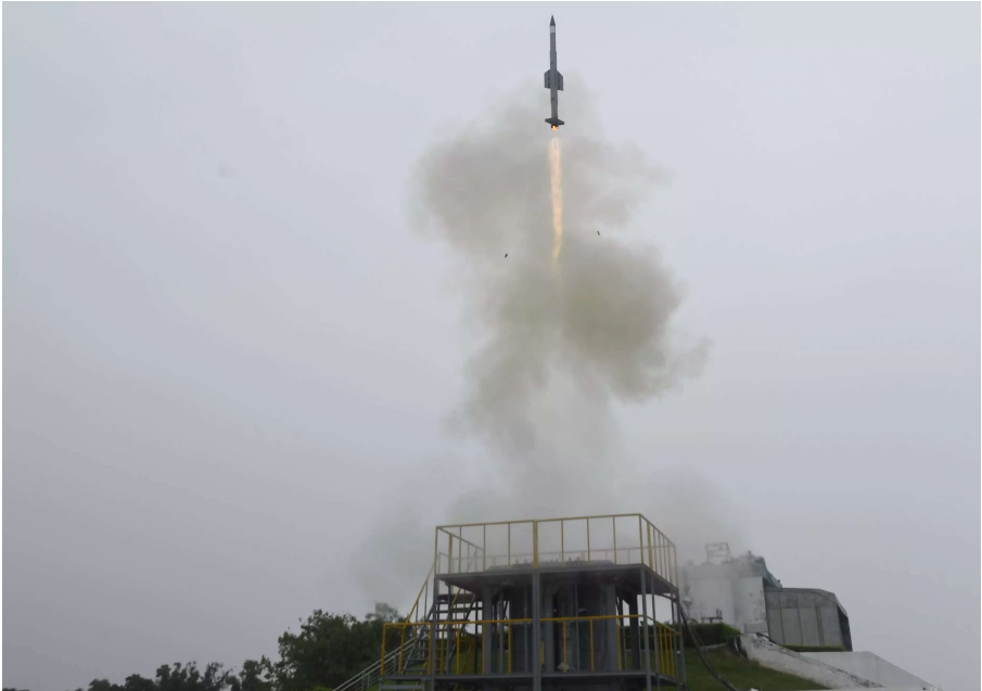 DRDO and Indian Navy Successfully Conduct Second Consecutive Flight Test of Vertical Launch Short Range Surface-to-Air Missile (VLSRSAM) off Odisha Coast.