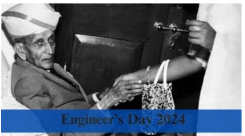 National engineer's day is celebrated on 15 September 2024.
