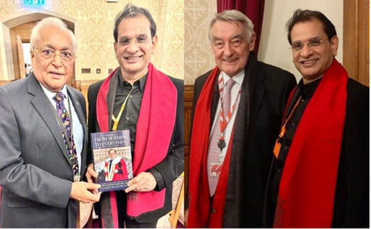 Bollywood Producer Vinod Bachchan Honored with Global Prestige Award at UK Parliament
