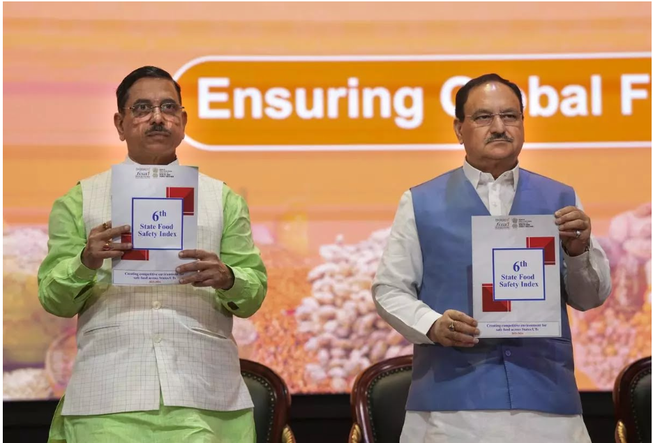 Kerala, Tamil Nadu, and Jammu & Kashmir Emerge as Top Performers in Food Safety and Standards Authority of India's (FSSAI) State Food Safety Index 2023-24.