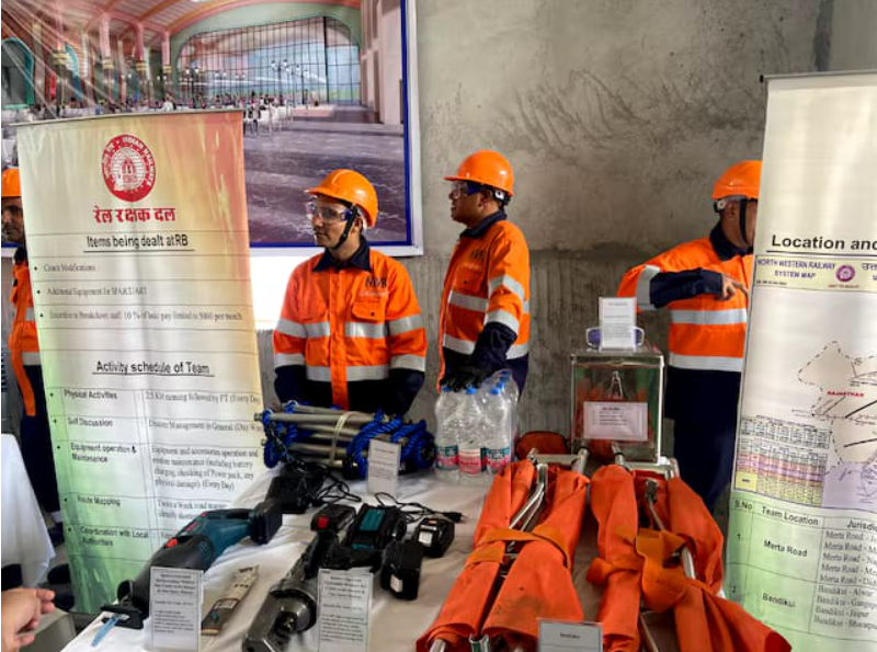 Indian Railways Launches Rail Rakshak Dal in North Western Zone for Swift Rescue Operations.
