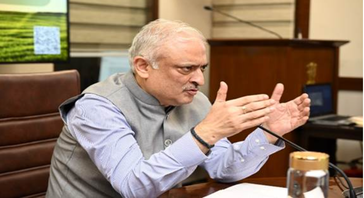 Dr. Devesh Chaturvedi, Secretary of the Department of Agriculture and Farmers' Welfare, Chairs Review Meeting of the UN World Food Programme's Country Programme Advisory Committee (CPAC).