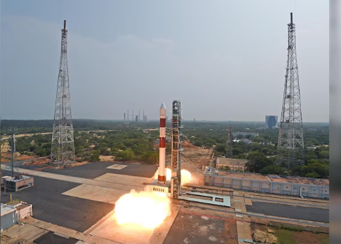 The PSLV-37 upper stage successfully made a safe re-entry into Earth's atmosphere after 8 years.
