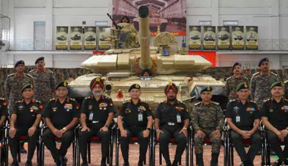 The Indian Army has unveiled its first upgraded T-90 'Bhishma' tank.