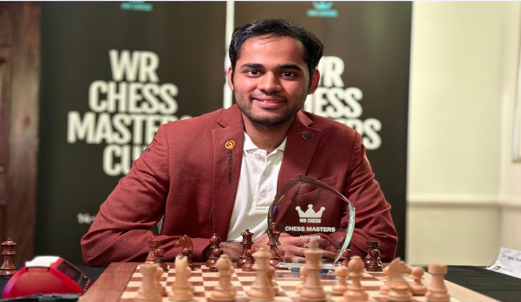 India's Arjun Erigaisi won the Wadim Rosenstein (WR) Chess Masters Cup 2024.