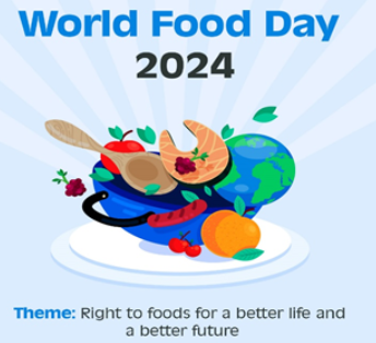 World Food Day 2024 is observed on October 16.