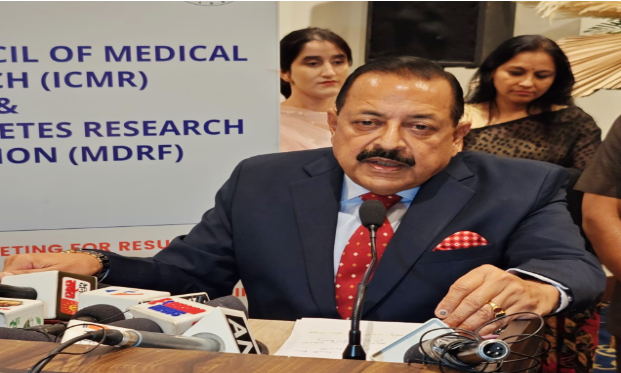 "Dr. Jitendra Singh Releases ICMR-INDAIB Survey Data on Diabetes in Jammu".