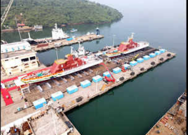  Indian Coast Guard (ICG) Unveils Two Fast Patrol Vessels, 'Adamya' and 'Akshar', Manufactured by GSL.