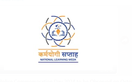 Karmayogi Saptah National Learning Week to be Observed from 19th to 25th October 2024.
