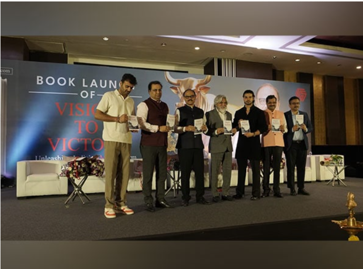 Financial Expert Ajay Thakur Releases New Book "Vision to Victory: Unleashing India's SME Platform.
