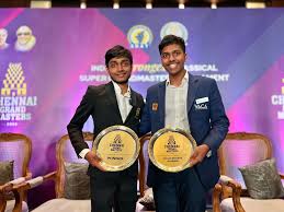 Aravindh Chithambaram Wins Masters Title at Chennai Grandmasters 2024, and Pranav Clinches Challengers Championship.