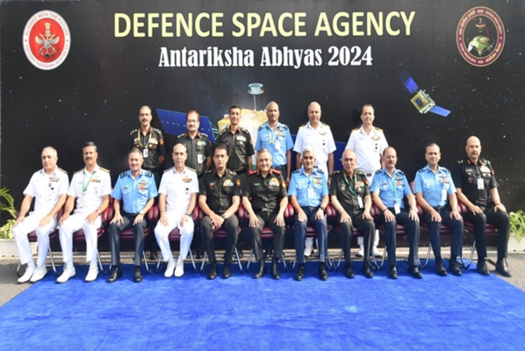 Defense Space Agency successfully conducts first-ever 'Exercise Antariksha Abhyas 2024'.
