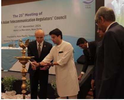 Union Minister Jyotiraditya Scindia Inaugurates SATRC-25, Showcasing India's Leadership in Digital Transformation.