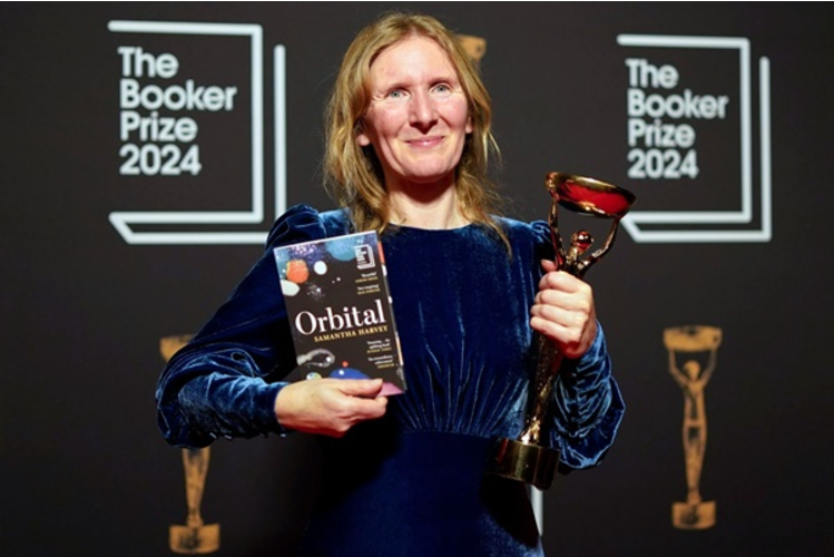 Samantha Harvey Wins 2024 Booker Prize for "Orbital," First Space-Set Novel to Claim the Honor.