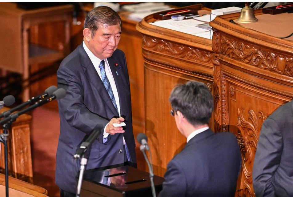 LDP Leader Shigeru Ishiba Re-elected as Prime Minister of Japan.
