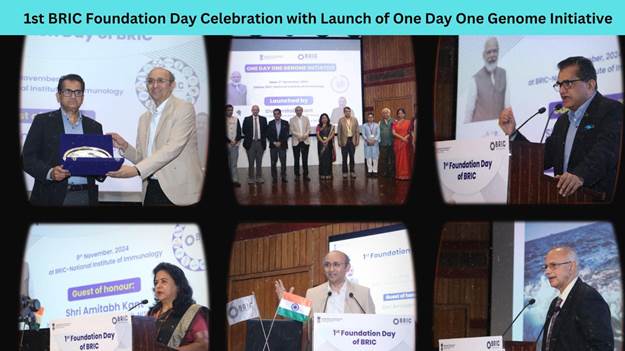First BRIC Foundation Day Celebrated with the Launch of 'One Day One Genome.