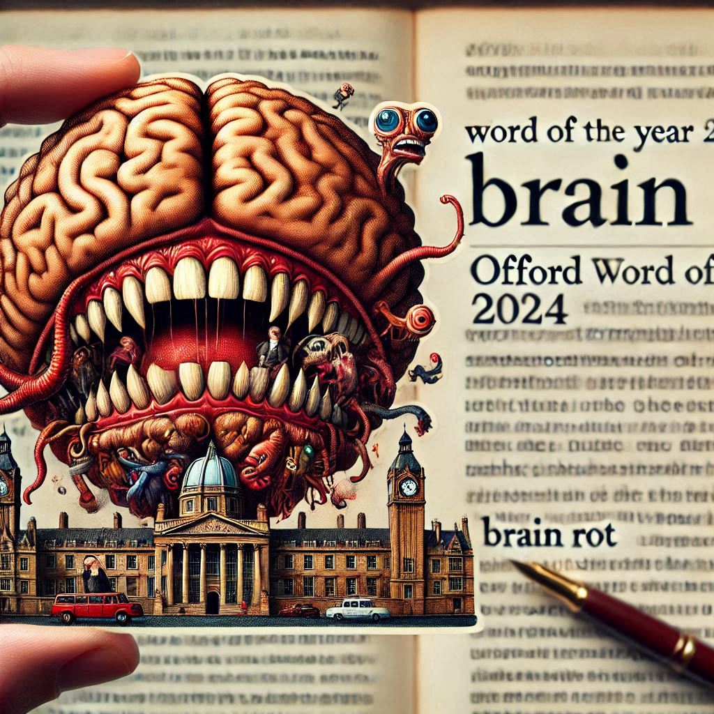 'Brain Rot' Named Oxford Word of the Year 2024.