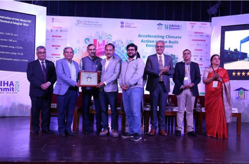 IWAI's Kalughat IMT Recognized for Sustainable Infrastructure Project.
