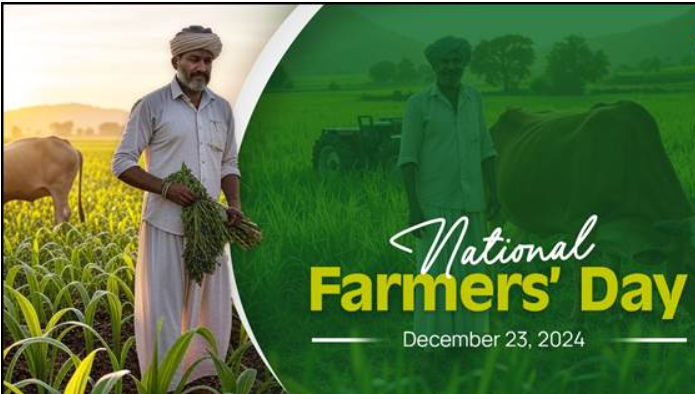 National Farmer's Day was observed on December 23.