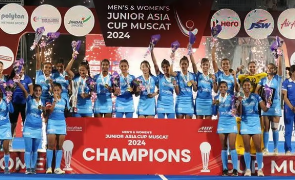 India Wins 2024 Women's Hockey Junior Asia Cup, Defeating China in Penalty Shootout.