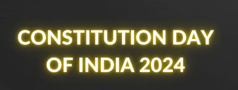 National Constitution Day, also known as "Samvidhan Divas," will be observed on November 26, 2024.