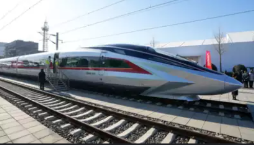 China Unveils World's Fastest High-Speed Train 'CR450'.