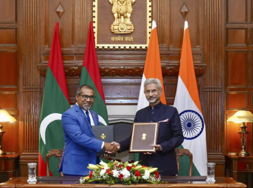 "Maldives Foreign Minister Abdulla Khaleel Visits India to Strengthen Bilateral Ties in Maritime Security, Trade, and Investment".