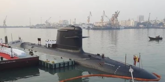 MDL hands over the 6th Scorpene Submarine, 'INS Vagsheer,' to the Indian Navy.