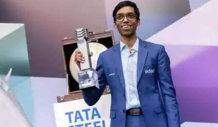 R Praggnanandhaa Clinches 'Tata Steel Chess Masters 2025' Title, Defeats World Champion D Gukesh in Tiebreaker.