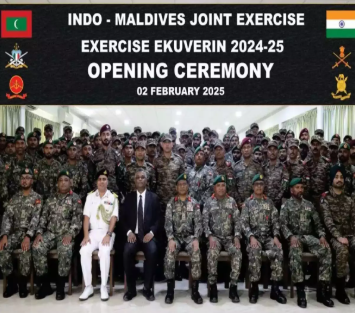 13th Edition of India-Maldives Joint Military Exercise 'Ekuverin' Kicks Off in Maalifushi.