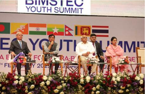 "Union Minister Mansukh Mandaviya Inaugurates First-Ever BIMSTEC Youth Summit in Gandhinagar, Gujarat".