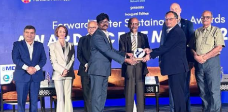 NTPC Limited has been honored with the Forward Faster Sustainability Award 2025 for its efforts in Water Resilience.